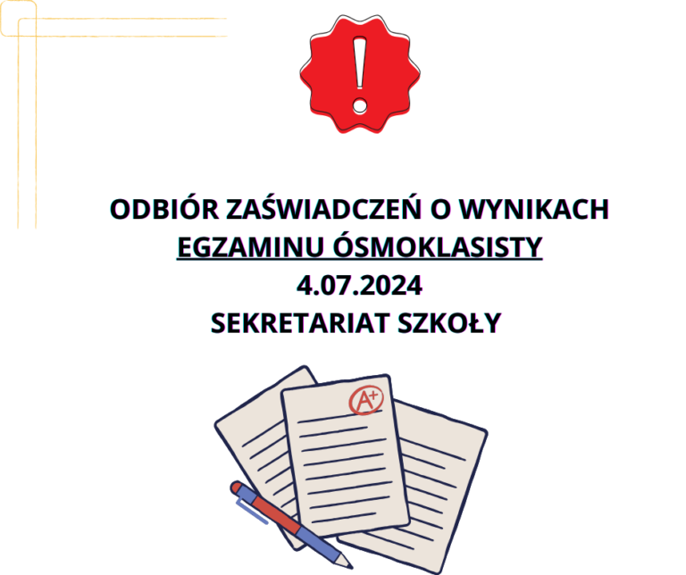 egzamin ósmoklasisty